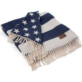 Lexington Icons Flag plaid 130x170 cm White/Navy