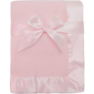 TL Care Fleece-t?ppe med silke-lignende satin trim bl?d varm & hyggelig lyser?d 30 """" x 40 """" til drenge og piger perfekt til baby b?rer klapvogn