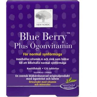 New Nordic Blue Berry Plus Øjenvitamin (120 tabletter)