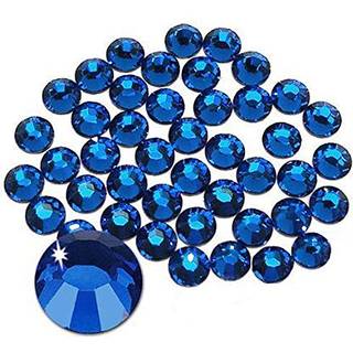Jollin lim fix krystal fladback rhinestones glas diamantes perler til negle kunst håndværk dekorationer tøj sko (ss3 2880pcs sapphire)