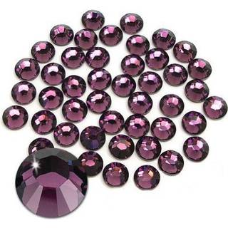 Jollin 288pcs fladback rhinestones lim fix krystalglas diamantes perler til håndværk af negle kunsthåndværk dekorationer tøj sko 7,2 mm (SS34 ame