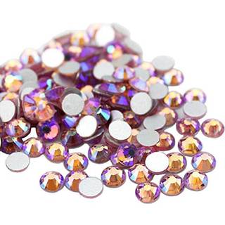 Jollin lim fix krystal fladback rhinestones glas diamantes perler til håndværk negl kunst håndværk dekorationer tøj sko 4,8 mm (ss20 1440pcs pink