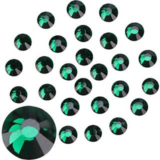 Jollin Glue Fix Crystal Flatback Rhinestones Glas Diamantes Gems til Crafting Nail Art Crafts Dekorationer Tj Sko 2,8 mm (ss10 2880pcs Dark Gree