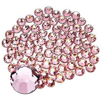 Jollin lim fix krystal fladback rhinestones glas diamantes perler til håndværk negle kunst håndværk dekorationer tøj sko 2,4 mm (ss8 2880pcs lyse