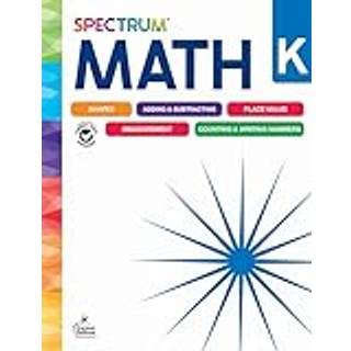 Spectrum Math Workbook Grade K