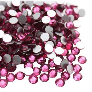 Jollin Glue Fix Crystal Flatback Rhinestones Glas Diamantes delstene til Nail Art Crafts Dekorationer Tj Sko(ss4 2880pcs Rose)