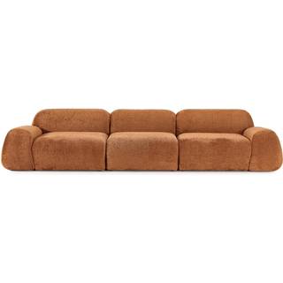 Modulær Teddy Bouclé sofa Wolke (4-personers)