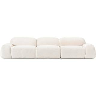 Modulær Teddy Bouclé sofa Wolke (4-personers)