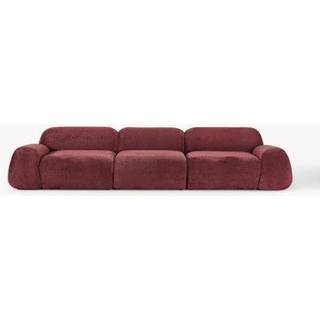 Modulær Teddy Bouclé sofa Wolke (4-personers)