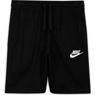 Maskinstrikkede Nike Club-shorts (15 cm) til større børn - sort - XL
