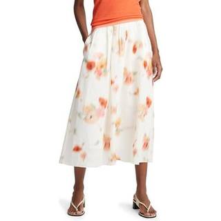 Vince Floral gathered midi skirt - multicoloured - L