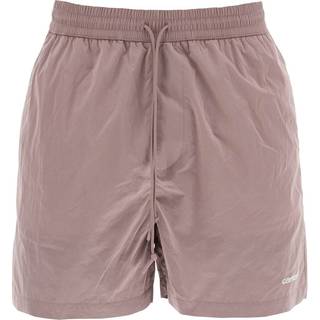 Badedragter Carhartt WIP Tobes Swim Trunks Glassy Pink/ White XS - White - XS