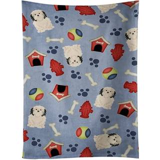 """"Caroline's Treasures BB2632KTWL Dog House Collection Lowchen k?kkenh?ndkl?de 25"""""""" x 15"""""""" Multicolor""""