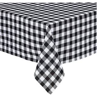 Hjem Bargains Plus Country Rustic Buffalo Plaid Cotton Fabric Tabghloth Checkered Cottage Gingham Easy Care Tablhloth 60