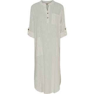 Marta Du Chateau dame kjole MdcNess - Panna Beige 1752 Stripe - S/M