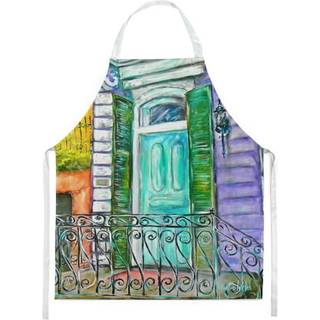 """" Caroline's Treasures MW1261Apron huset ved siden af ??forklæde stort flerfarvet """"