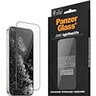 iPhone 15 Pro PanzerGlass Ultra Wide Fit Ceramic Beskyttelsesglas m. EasyAligner - Sort Kant