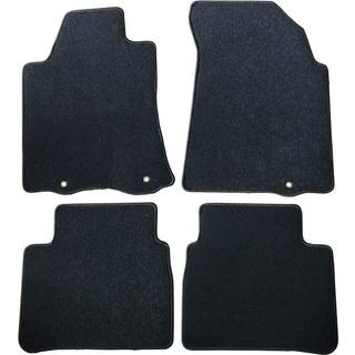 Gulvm?tter Kompatible med 2013-2018 Nissan Altima 4 STK Sorte Nylon Frontt?pper Gulvbeskyttelse Interi?r af IKON MOTORSPORTS 2014 2015