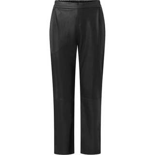 Alicia klassisk skindbuks med lige ben / 50268 - Black (Nero) - 36