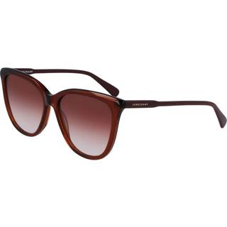 Longchamp LO718S 201 56 Solbriller Kvinder Brun - Transparent Brown - 56mm
