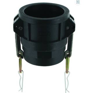 Camkobling D125 hun 1 1/4'' muffe pp