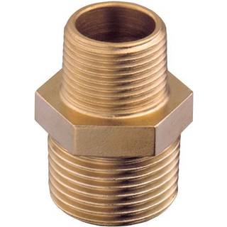 Reduceringsnippel Guidi Reducing Nipple, messing, 1" G (BSP) til 3/4" G (BSP)