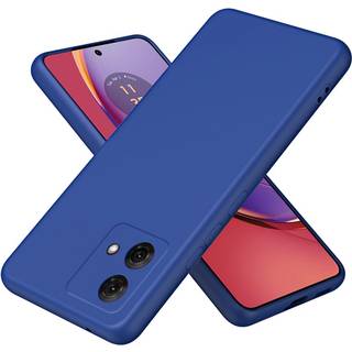 EIDERWOOD Motorola Moto G84 Liquid Silikone Bagside Cover - Blå