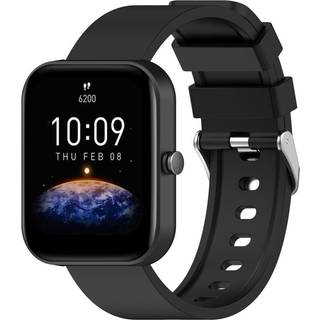 Universal Silikone Smartwatch Urrem (20mm) m. Metal Spænde - Lyserød