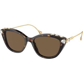 Swarovski SK6010 100273 53 Solbriller Kvinder Tortoiseshell - Tortoise - 53mm