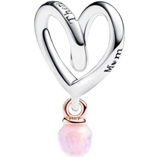 Pandora Charm - Eingehülltes Herz - 783242C01 - bicolor