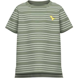Name It Oil Green Stribet Top