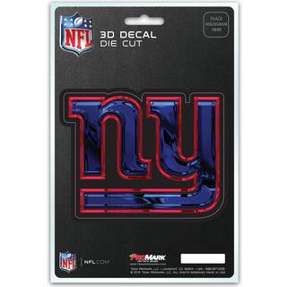 Fanmats 62783 New York Giants 3d Decal Sticker 5 X 6,25 holdfarver