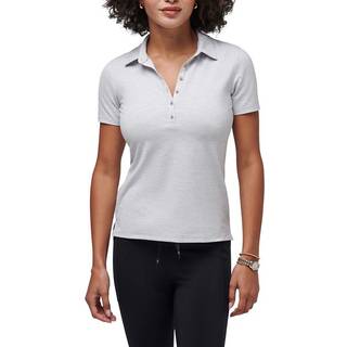 Travis Mathew Dame Featherweight Active SS Polo Heather Light Grey L