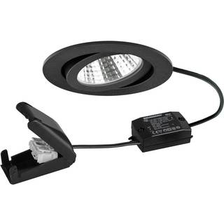 BRUMBERG Downlight BB03, Sort, Gangområde, Aluminium,
