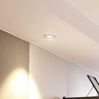 Arcchio LED-downlight Jyra, hvid, 2.700K Jyra Arcchio, dæmpbar, Hvid/opal, Stue/spisestue, Aluminium, Moderne