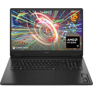 HP Omen 17 R7-8HS/16/512/4060 17,3" bærbar gaming computer - På lager i butik