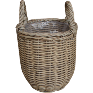 Rattan Kurv - Lille - H 25,5 cm