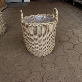 Rattan Kurv - Stor - H 37,5 cm