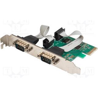 DIGITUS DS-30000-1 2-Port Serial Interface Card PCIe