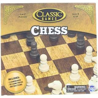Klassiske spil Wood Chess Set | Board & 32 spilstykker