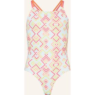 Sanetta Girl's Beach Swimsuit Cross-Strap Badedragt Børn størrelse 152 farve pink