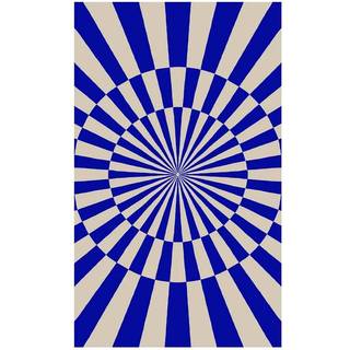 Cirkus dug blå 140x240cm