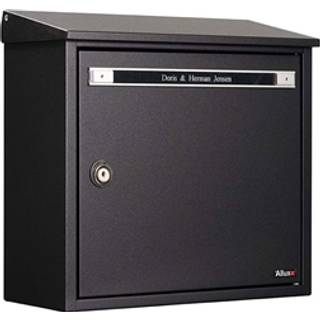 Allux navneskinne aluminium m/stop - 300 mm