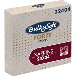 Bulkysoft Havana kaffeserviet 2-lags 1/4 fold 24x24cm genanvendt papir sand