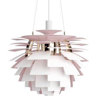 LOUIS POULSEN PH ARTICHOKE JUBILÆRUM Ø60 MAT HVID/PALE ROSE PENDEL