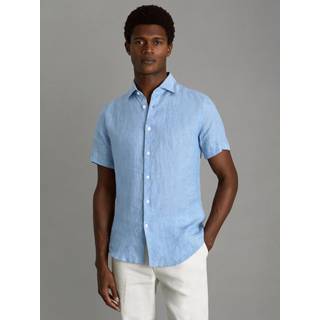 Reiss Holiday Slim Fit Hør SkjorterMiddel