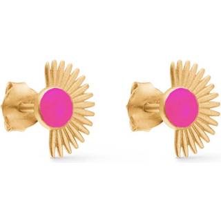 Enamel Copenhagen X Molly&My - Studs, Soleil - Pink