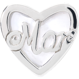 Christina Jewelry Verdens bedste MOR sølvcharm til sølvarmbånd på 4 mm