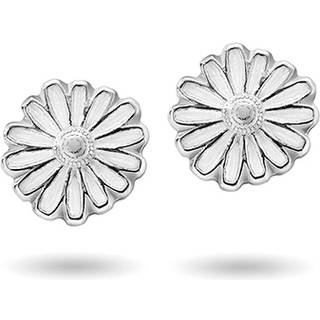 Pia & Per børne marguerit ørestikker i sølv