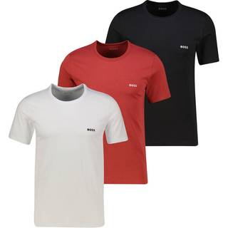 BOSS 3pak multifarvet bomuld t-shirts til herre